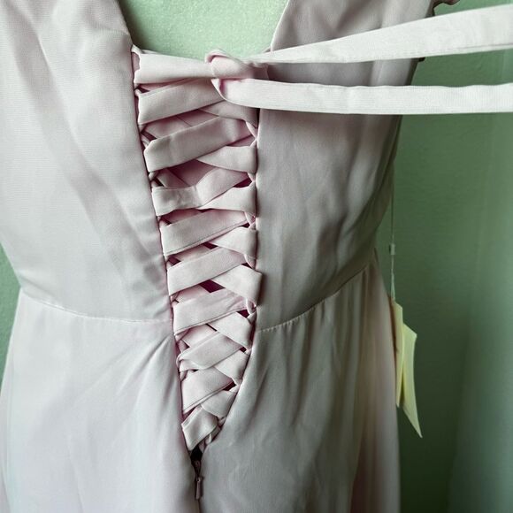 LT Lanting TS Couture Bride Blush Pink Dress NWT - Picture 5 of 15